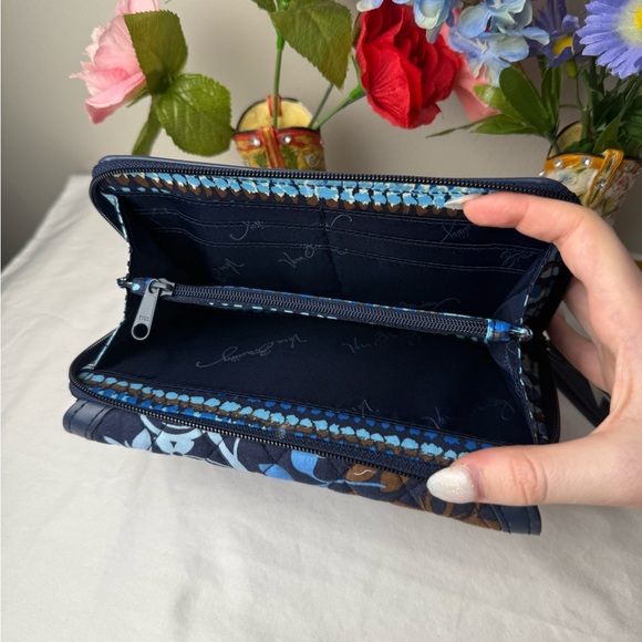 NWT Vera Bradley Java Floral Ultimate Wristlet Wallet Clutch Wallet Pushlock - Picture 7 of 10